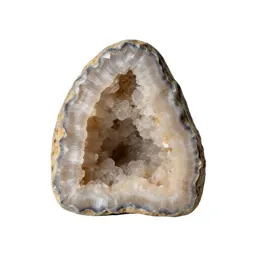 Geode with calcite