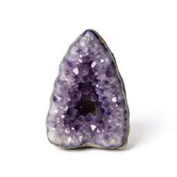 Amethyst geode half