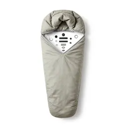 Sleeping bag rolled up
