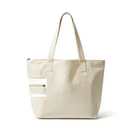 Cooler tote with a zip