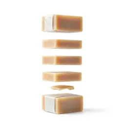 Soap bar in paper wrap
