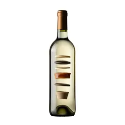 Wine bottle with a wax seal