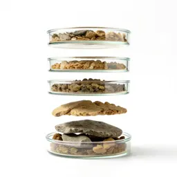 Petri dish stack