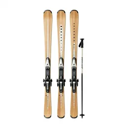 Pair of skis with poles