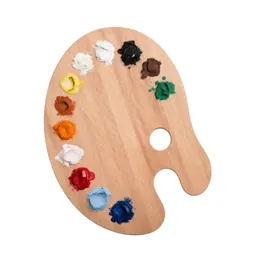 Artist palette with paint