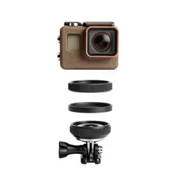 Action camera in a housing