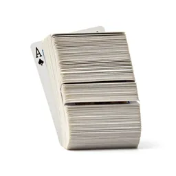 Deck of playing cards fanned out