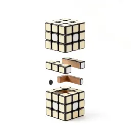 Rubik style twisty puzzle