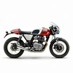 Cafe racer motorcycle