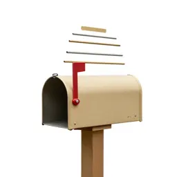 Mailbox on a post