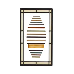 Stained glass panel