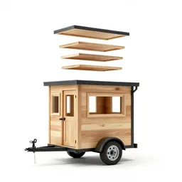Tiny house on a trailer