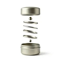 Solid perfume tin