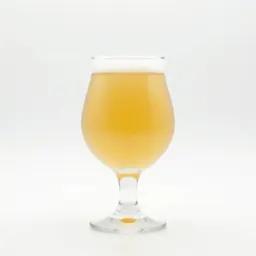 Hazy pale ale in a tulip glass