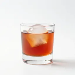 Negroni with an ice sphere
