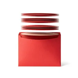 Red envelope stack