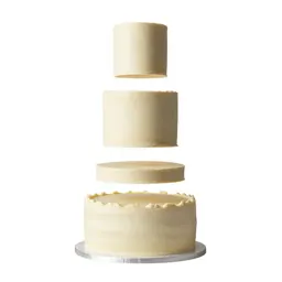 Tiered wedding cake