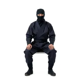 Ninja in dark cloth