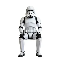 Clone trooper without a helmet