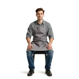 Starship cook in a galley apron