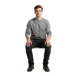 Android with visible seams