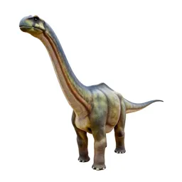 Brachiosaurus reaching upward