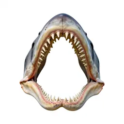 Megalodon jaw