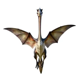 Quetzalcoatlus standing