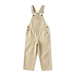 Pair of canvas overalls