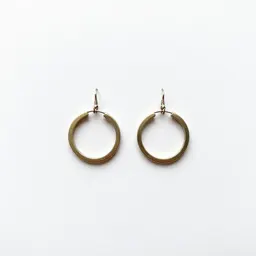 Pair of hoop earrings