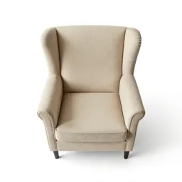 Wingback armchair