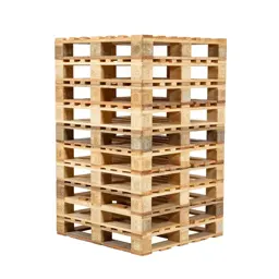 Stacked euro pallet