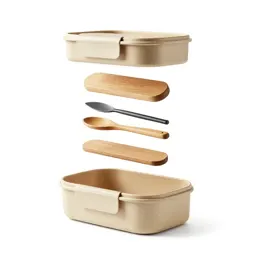 Lunch box with clips