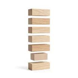 Soft building block set