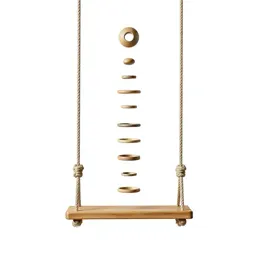 Swing seat on ropes