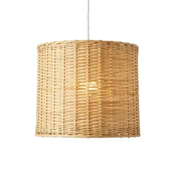Rattan pendant shade