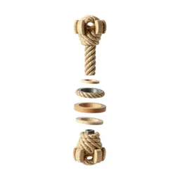 Rope tug toy