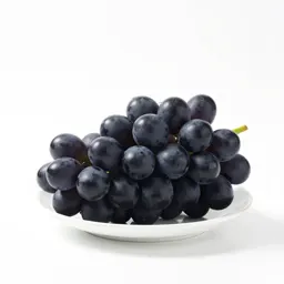 Bunch of black grapes