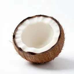 Coconut cracked open
