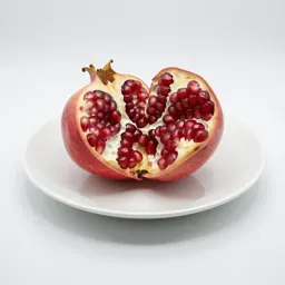 Pomegranate broken open