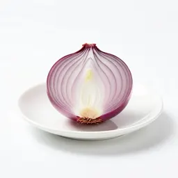 Red onion halved