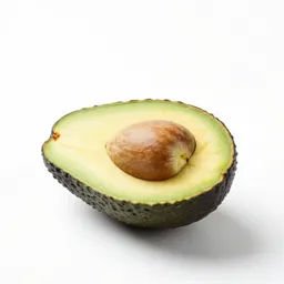 Avocado halved with the stone