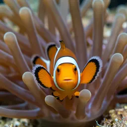 Clownfish in an anemone