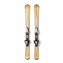 Pair of skis with poles
