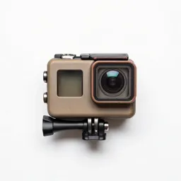Action camera in a housing