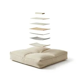 Boucle floor cushion