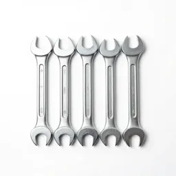 Tool roll of wrenches