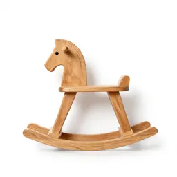 Wooden rocking horse