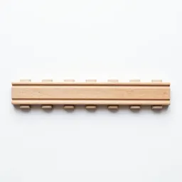 Wooden train track piece