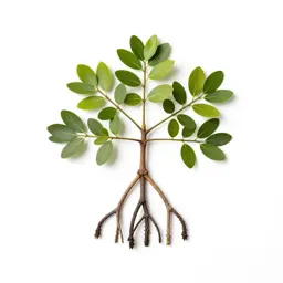 Mangrove with stilt roots